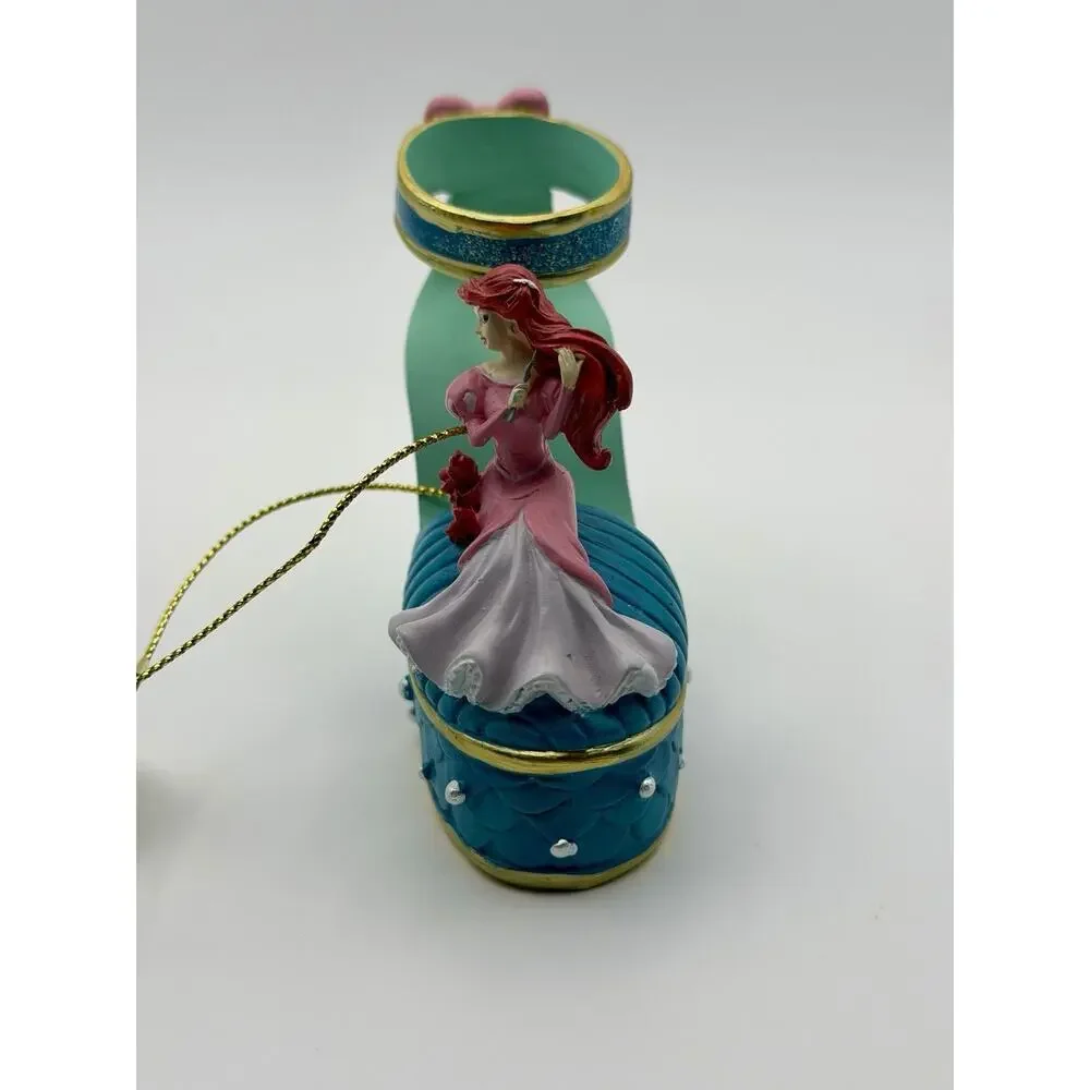 Bradford Exchange Disney Ariel Once Upon A Slipper Shoe Ornament WT